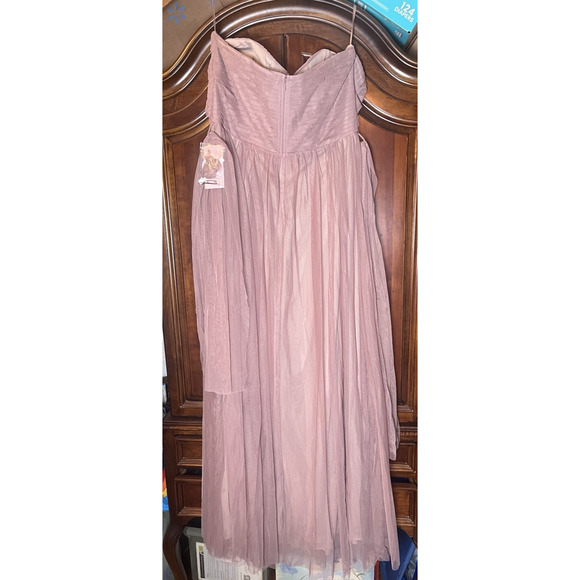 BIRDY GREY Christina Convertible Dress Maxi Sandy Mauve Plus Size 3X Bridesmaid - Picture 8 of 16